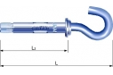 JAM-SC Sleeve Anchor- Hook (Zinc Plated)
