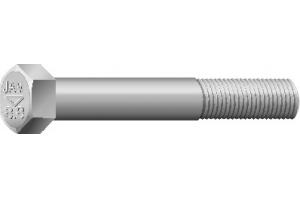 Grade 8.8 High Tensile Steel Hexagon Head Bolt (Partial Threaded)
