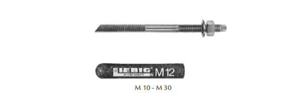Liebig Anchor Bolt- Chemical Anchor M10- M30